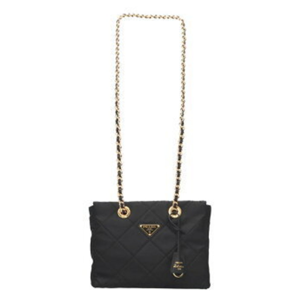 Prada Re Edition Chain Re Nylon Tote Bag Nero Black